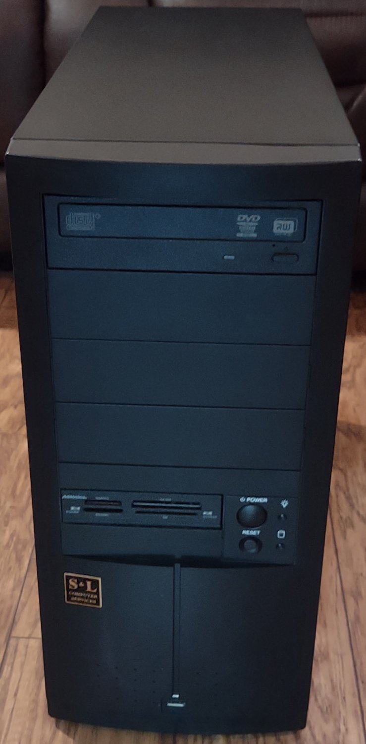 Custom Tower PC: ASRock Z390M Pro4, Core i5-9500, 8GB, 256GB NVMe SSD, DVD±RW, Wifi, BT, Win11